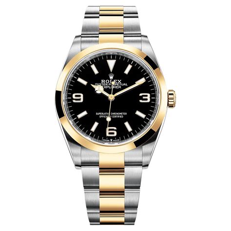 rolex explorer gold and silver|Rolex explorer price list.